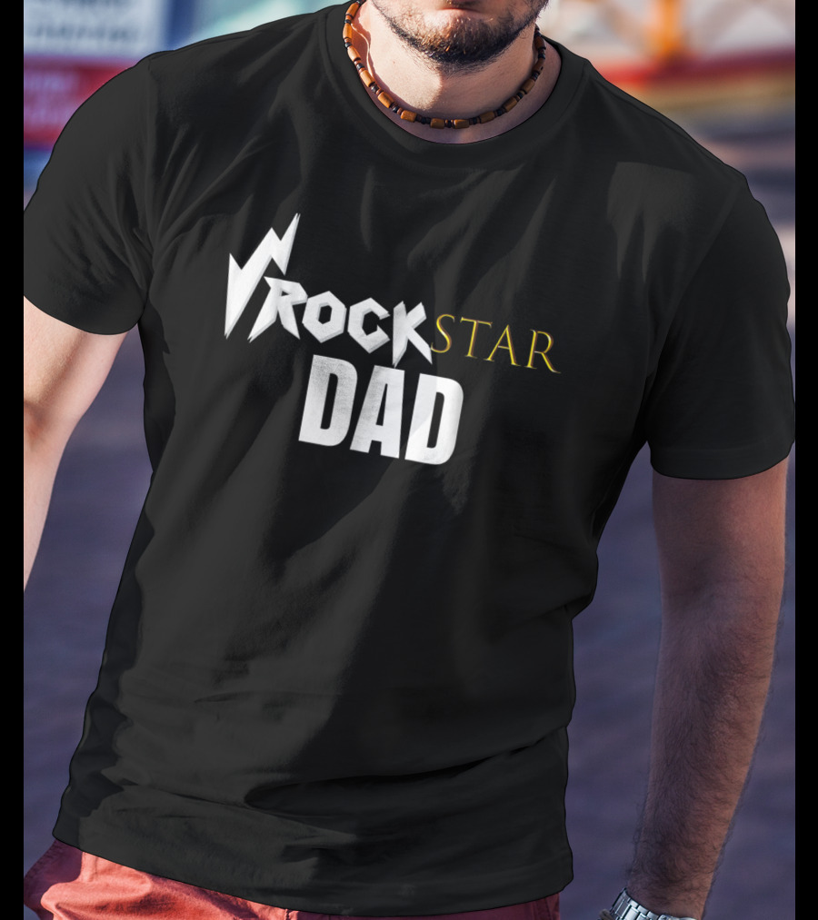 Rockstar Dad Birthday Party T-Shirt