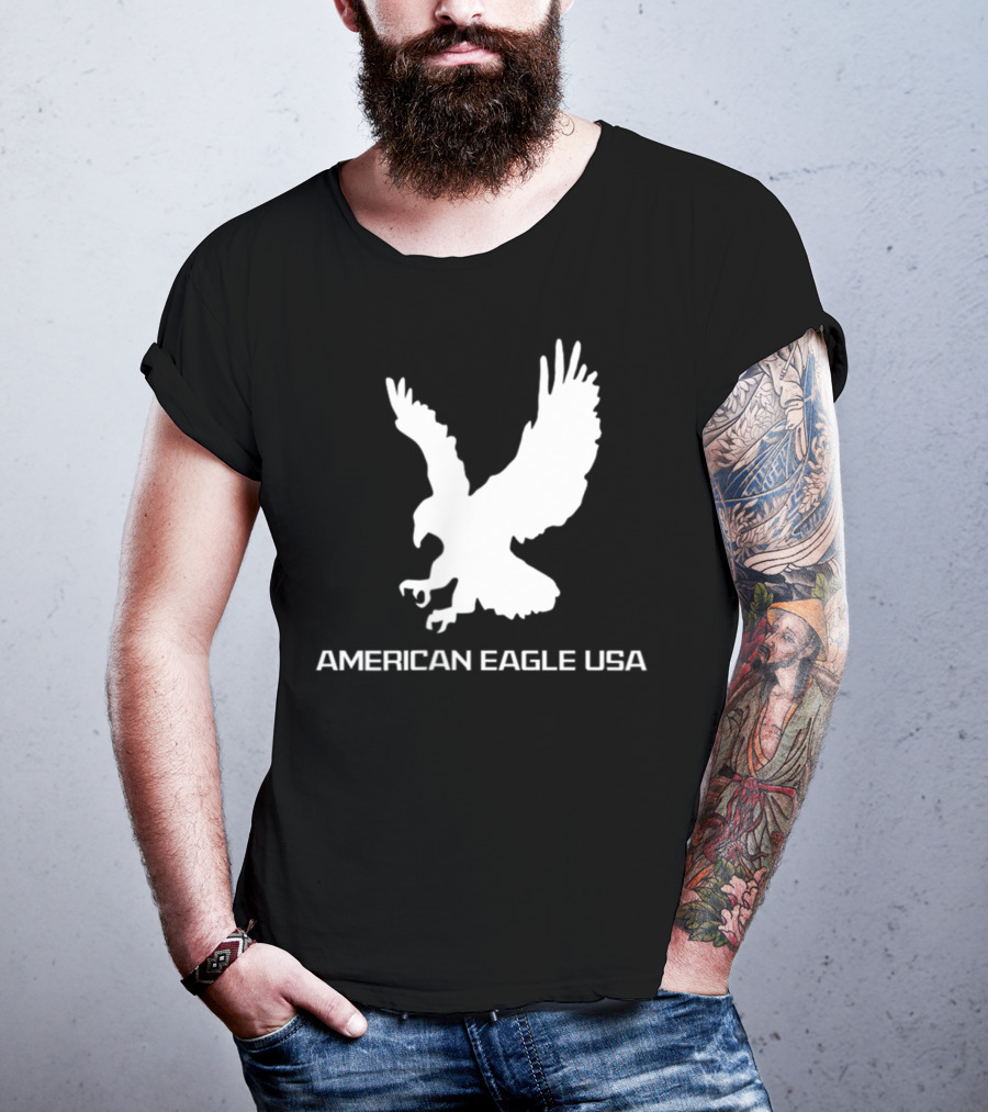American Eagle USA Iconic Emblem T-Shirt