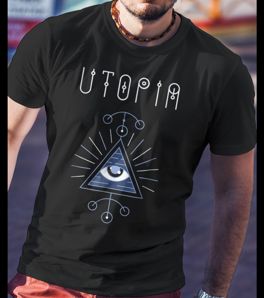 Todd Rundgren's Utopia Eye Triangle Symbol Illuminated T-Shirt