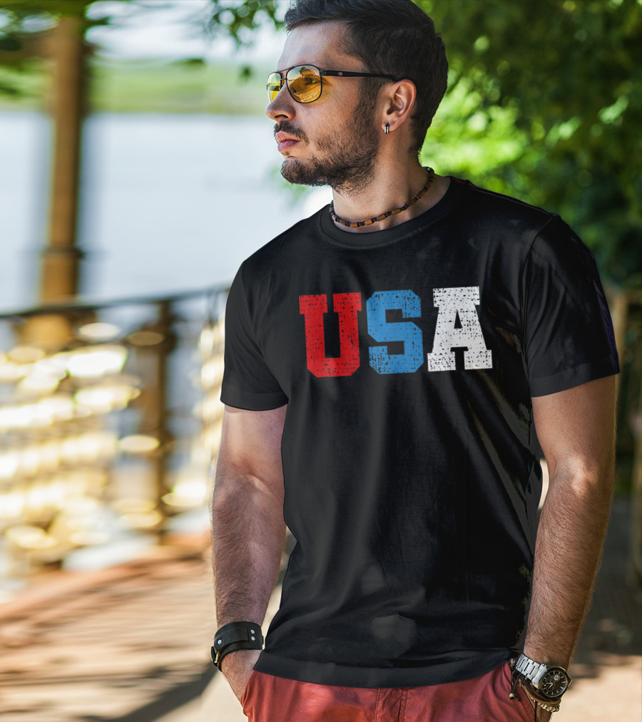 USA Fourth Of July America Unite Independence Day T-Shirt
