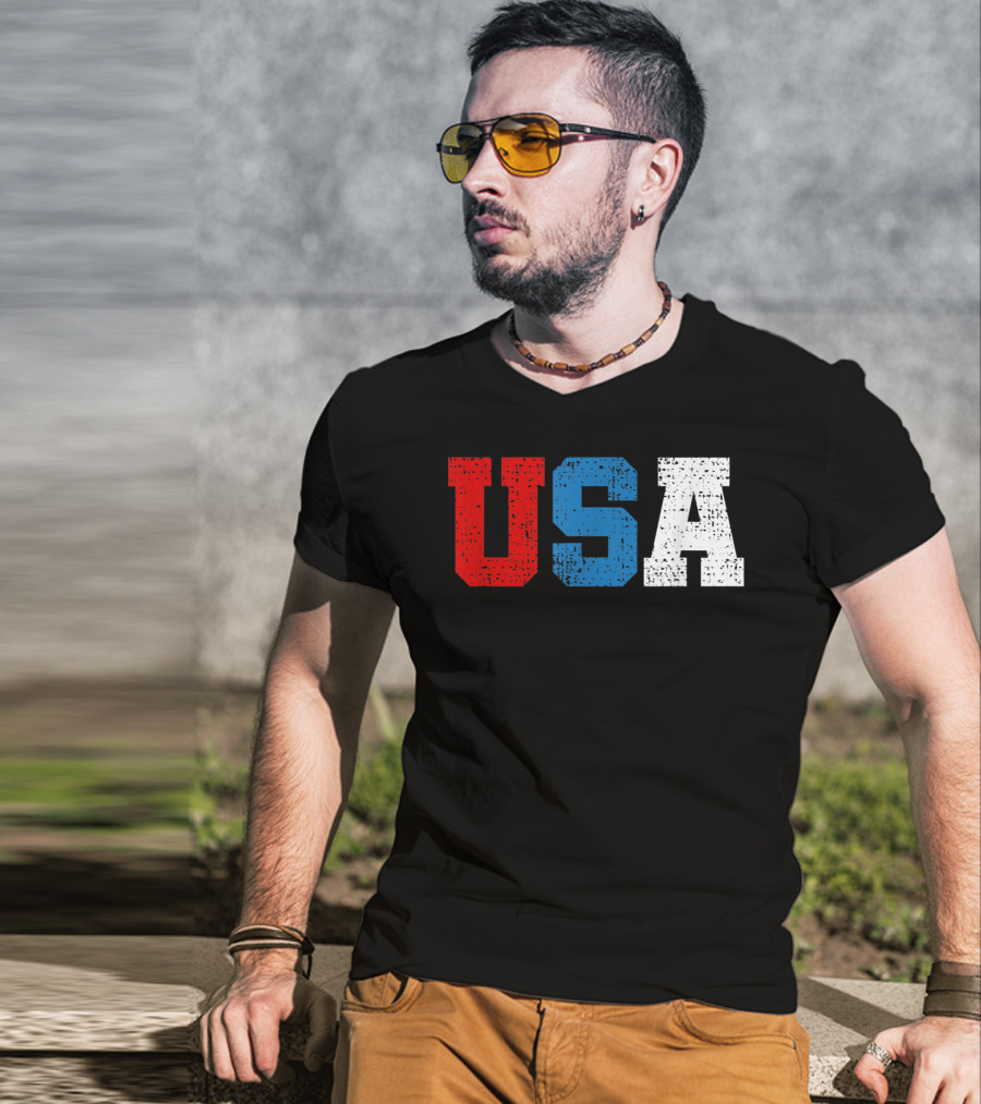 USA Fourth Of July America Unite Independence Day T-Shirt
