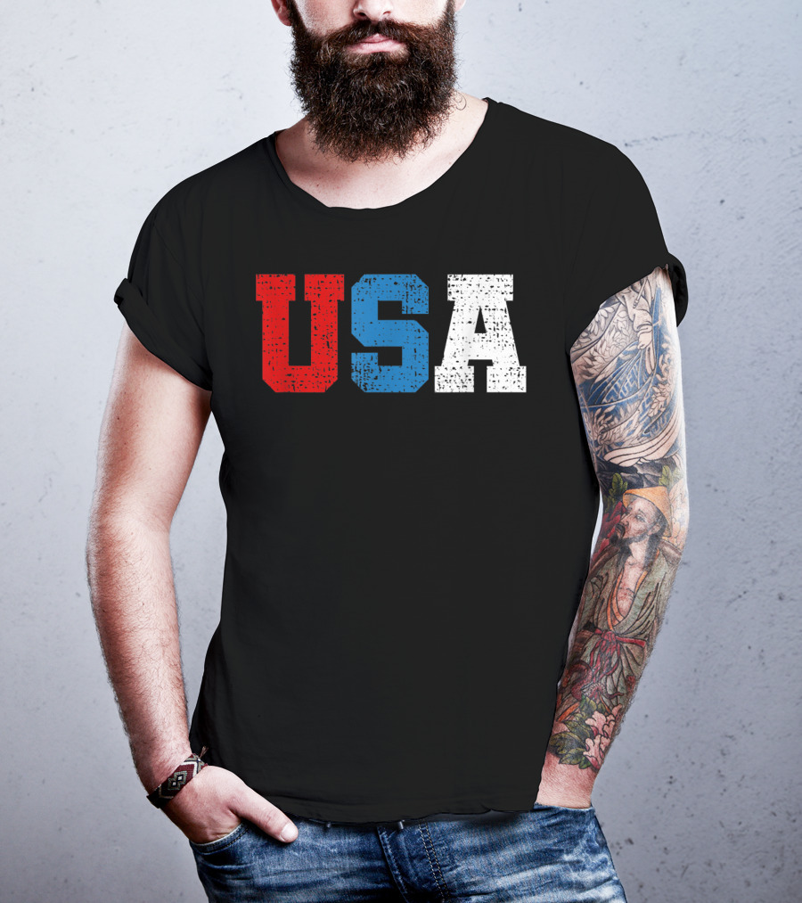 USA Fourth Of July America Unite Independence Day T-Shirt