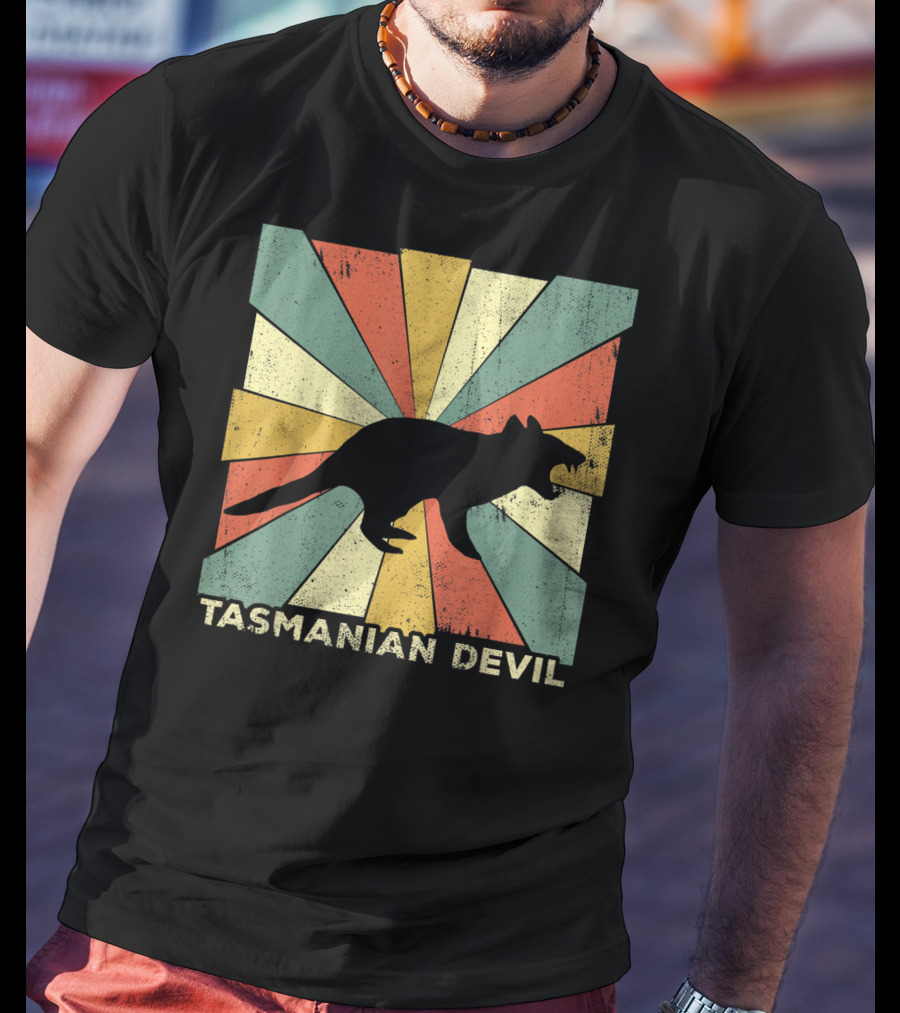 Vintage Tasmanian Devil Lover Style Animal Retro T-Shirt