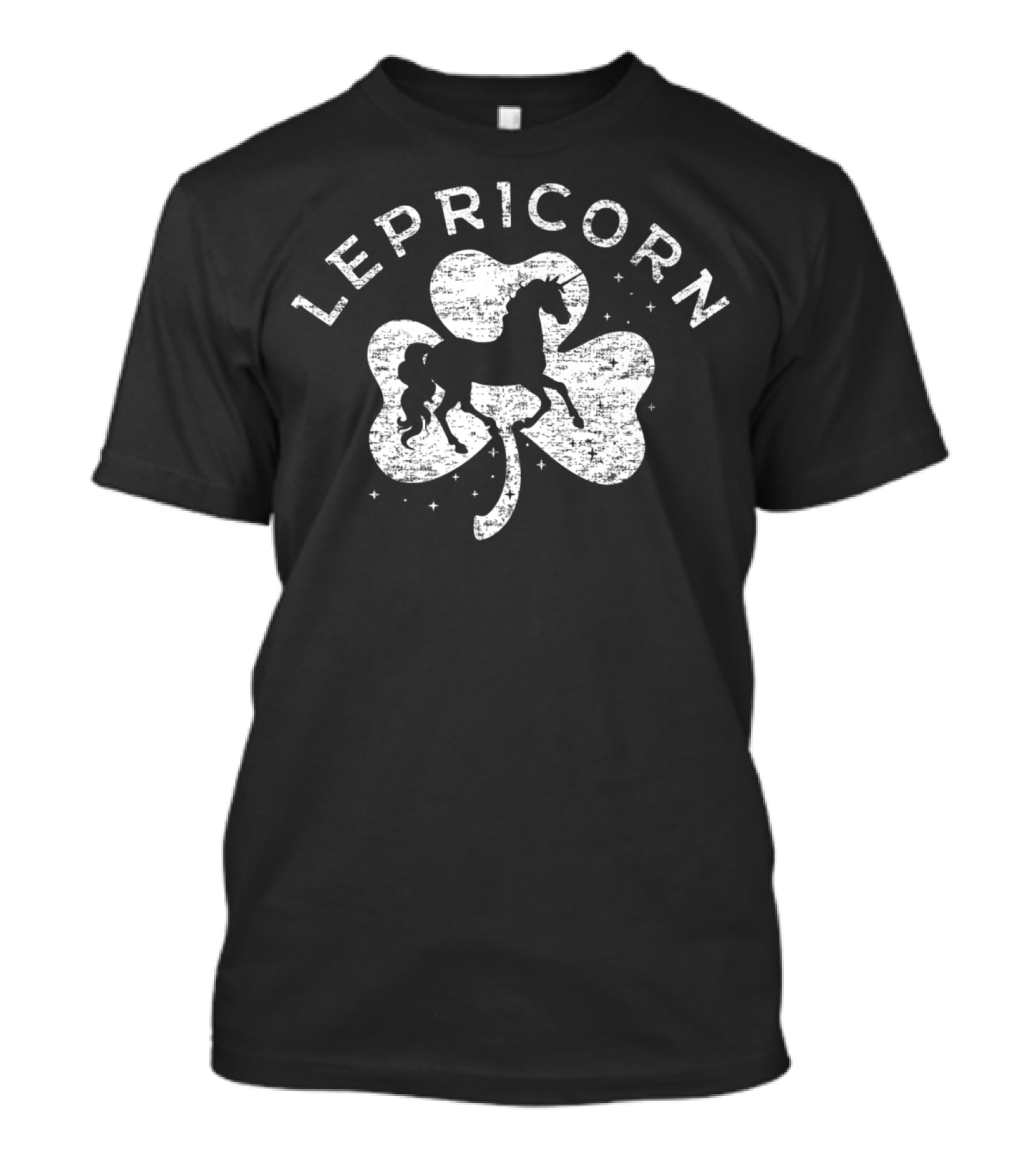 Lepricorn Irish St Patricks Day Horse Clover T-Shirt