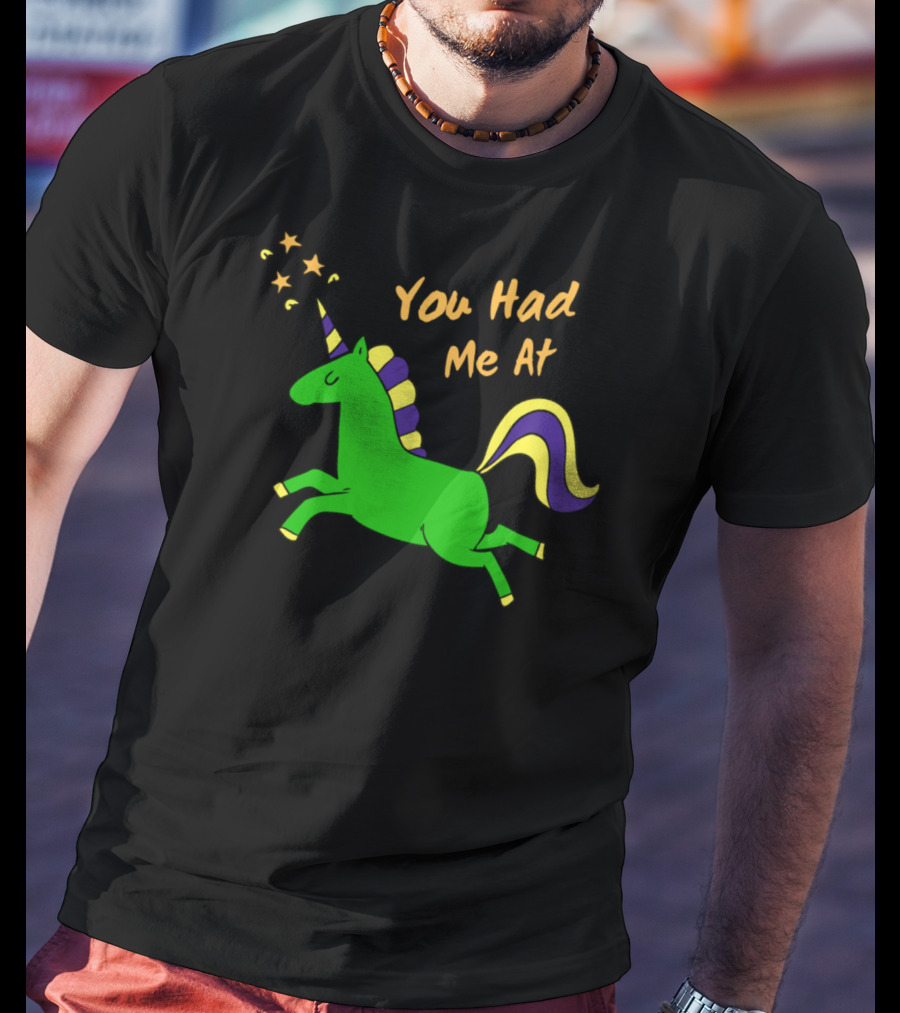 You Had Me At Funny Unicorn Youth Magical Horse T-Shirt