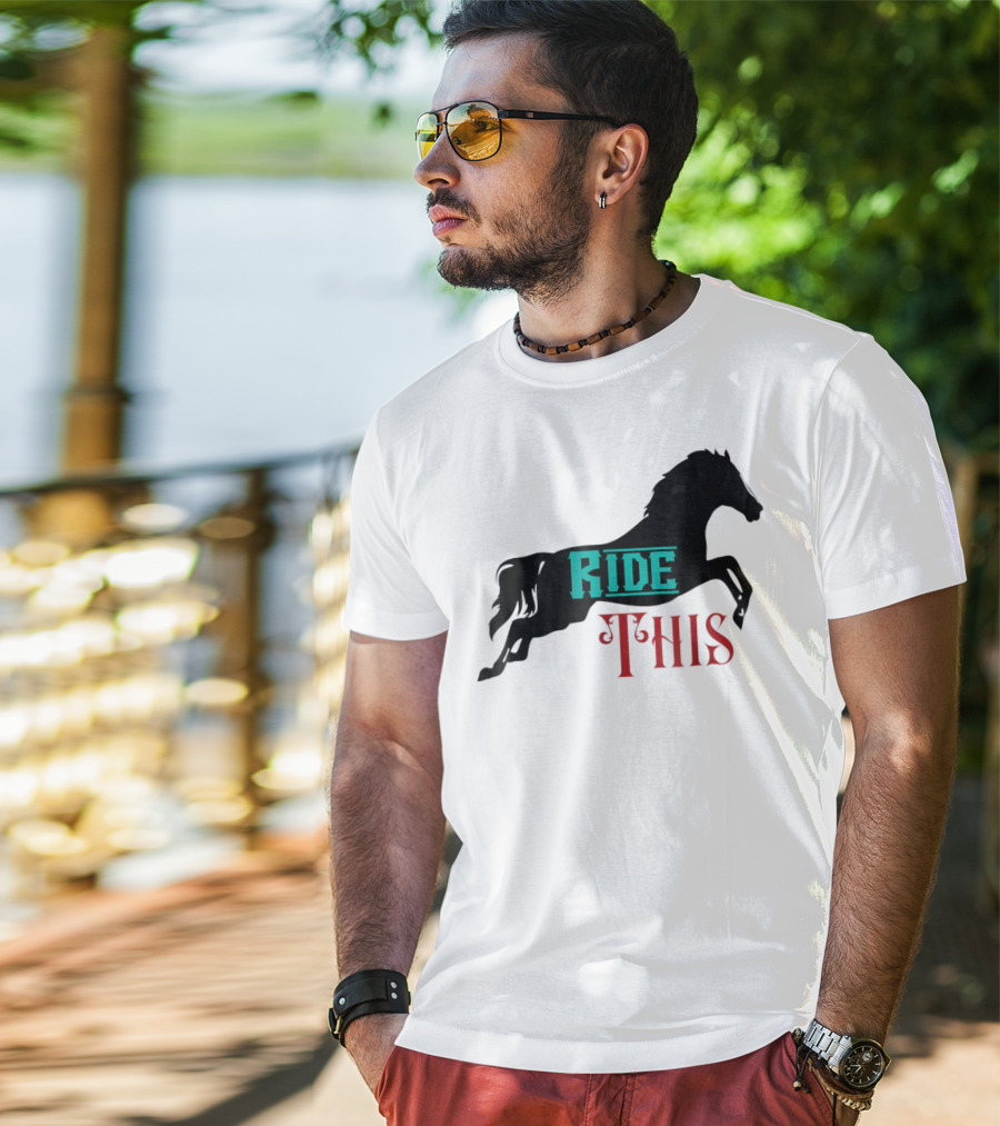Ride This Funny Horse Lover Horse Rider T-Shirt