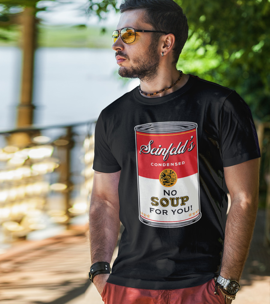 Seinfeld's Condensed No Soup For You Comedy T-Shirt