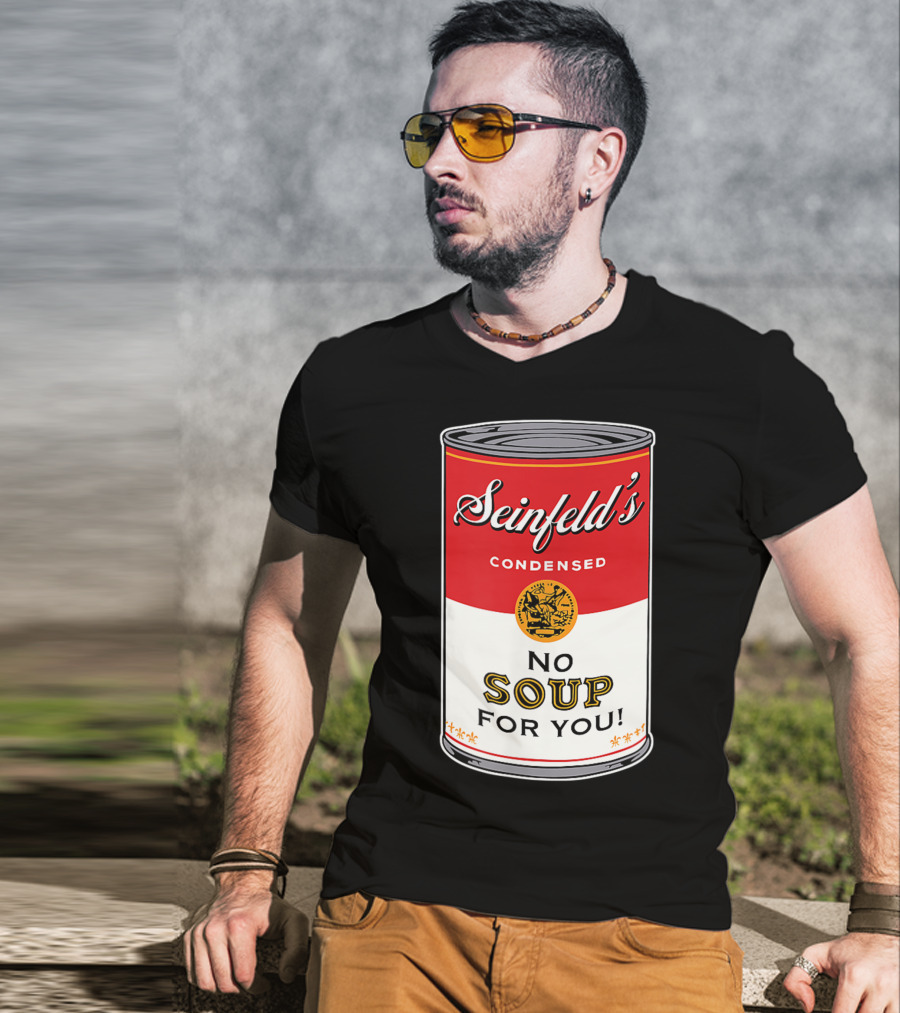 Seinfeld's Condensed No Soup For You Comedy T-Shirt