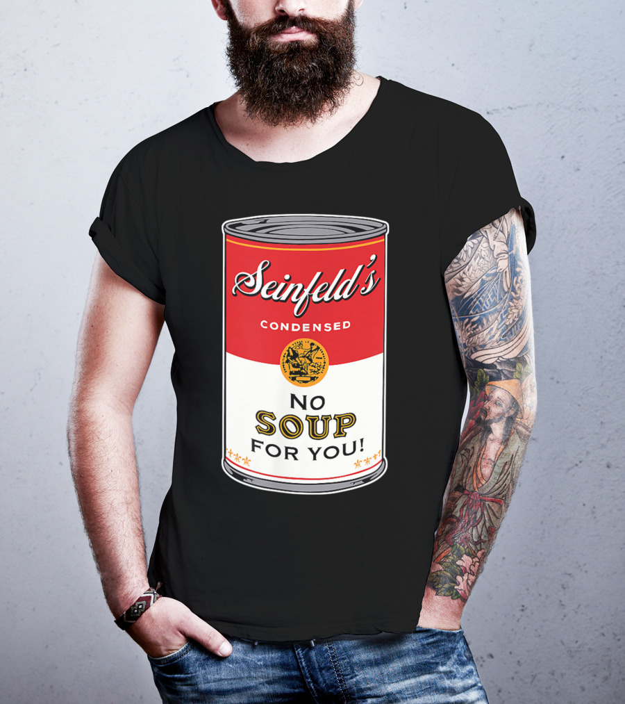 Seinfeld's Condensed No Soup For You Comedy T-Shirt