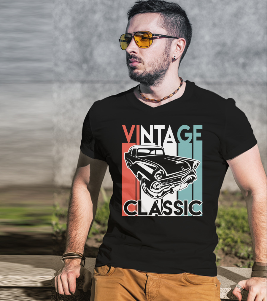 Vintage Classic Old Car T-Shirt