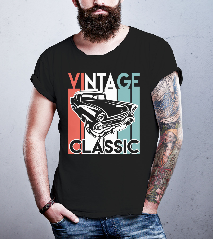 Vintage Classic Old Car T-Shirt