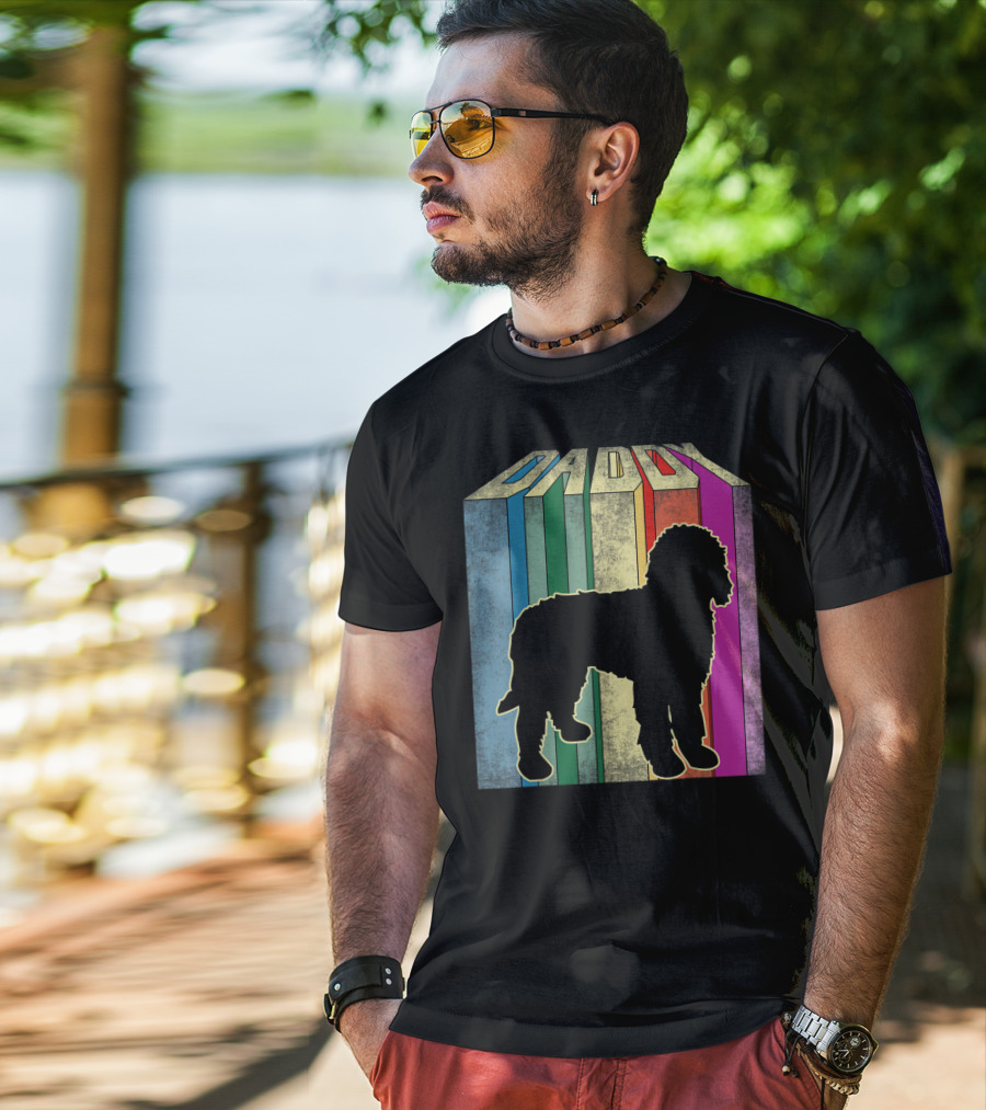 Daddy Multicolor Silhouette Doodle T-Shirt