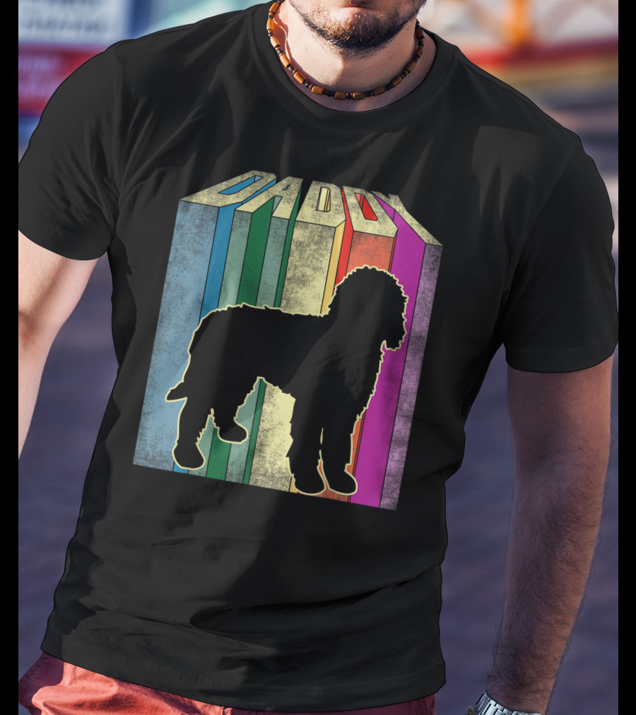 Daddy Multicolor Silhouette Doodle T-Shirt