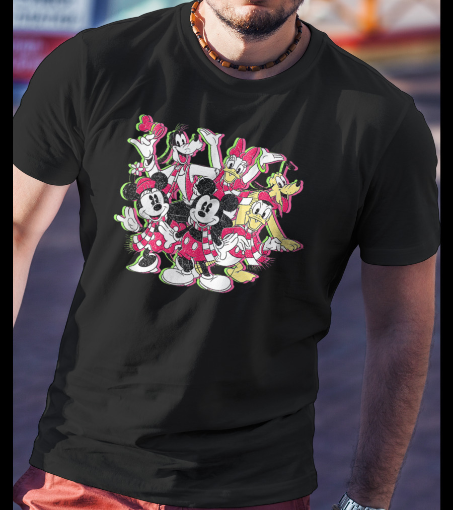 Disney Classic Characters Featuring Mickey Minnie Donald Goofy And Daisy T-Shirt