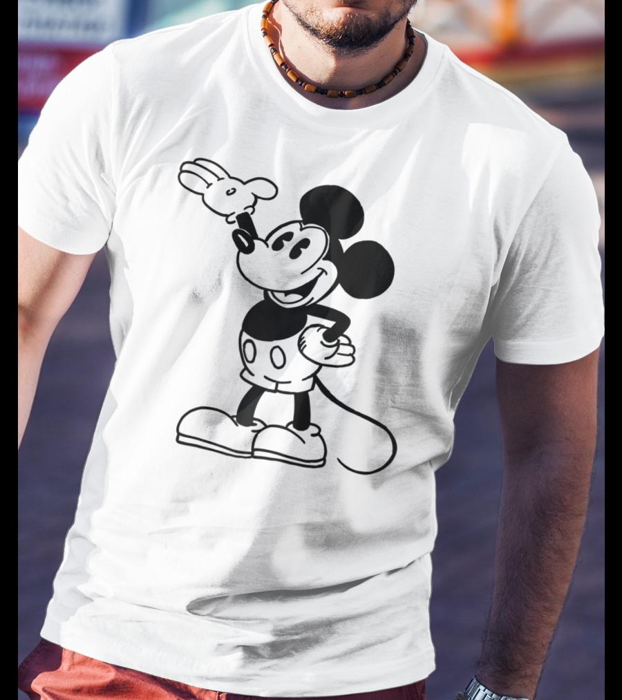 Disney Mickey Mouse Classic Vintage Retro Character T-Shirt