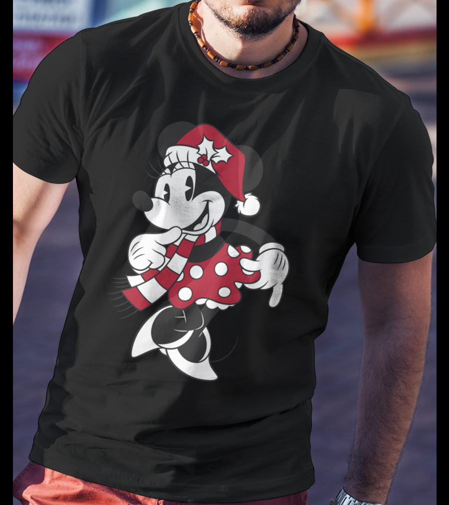 Disney Minnie Mouse Christmas Festive Attire T-Shirt
