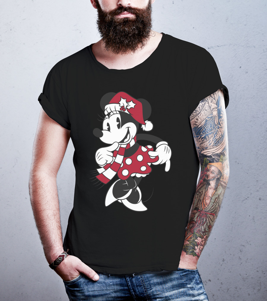 Disney Minnie Mouse Christmas Festive Attire T-Shirt