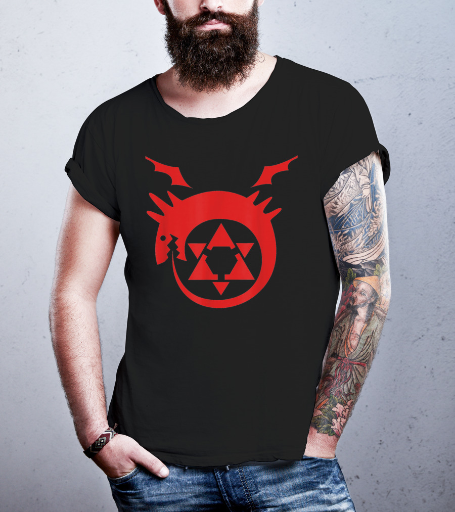 Fullmetal Alchemist Brotherhood Ouroboros Symbol Classics T-Shirt
