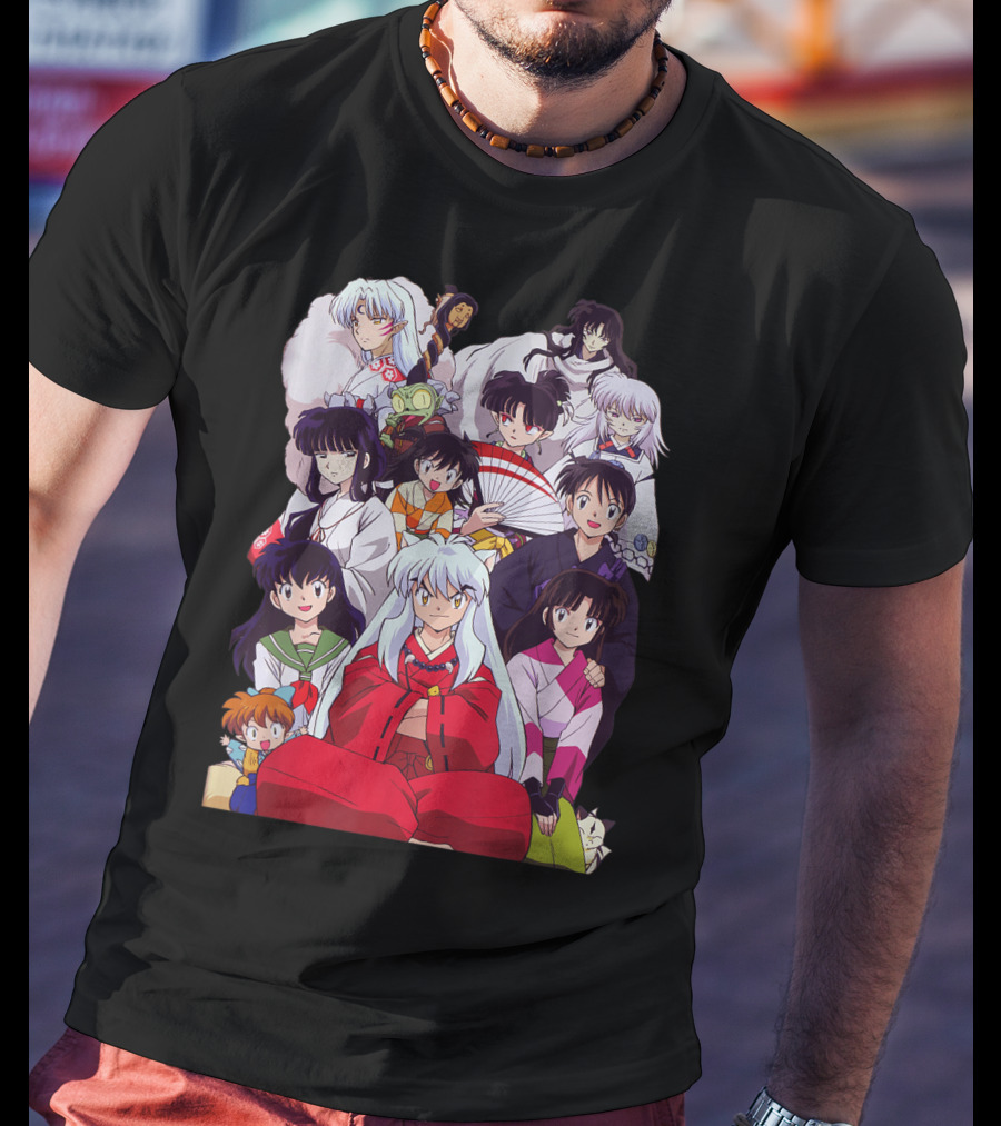 Inuyasha Characters Compilation Japanese Anime Series T-Shirt