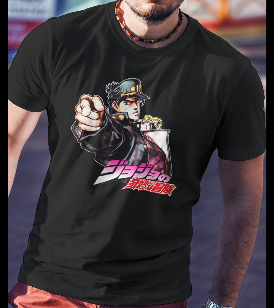 JoJo's Bizarre Adventure Classics Jotaro Kujo Manga T-Shirt