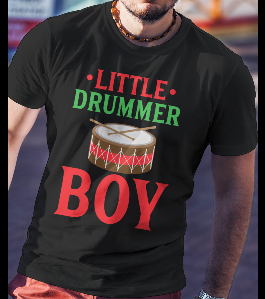 Little Drummer Boy Classic Christmas Drum T-Shirt