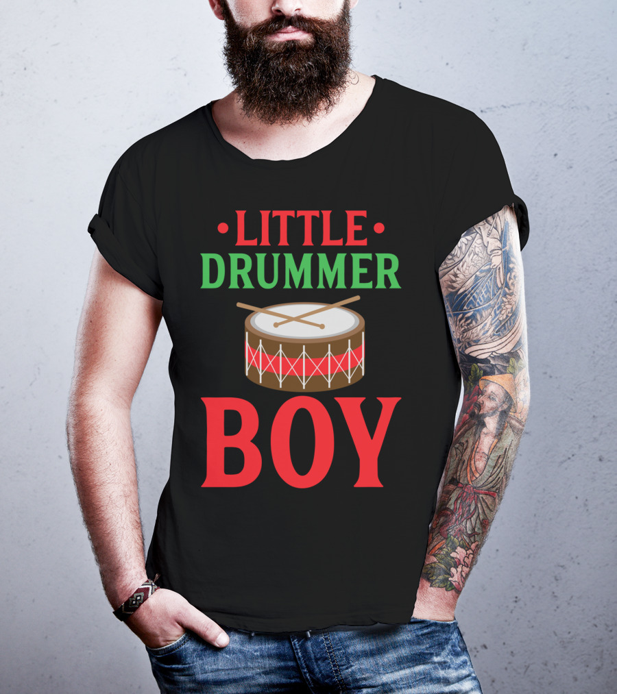 Little Drummer Boy Classic Christmas Drum T-Shirt