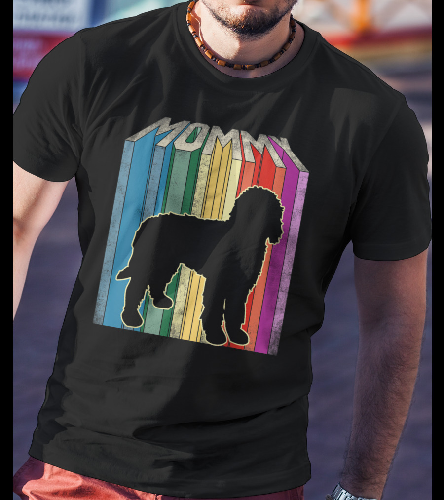 Rainbow Mommy Doodle Dog T-Shirt