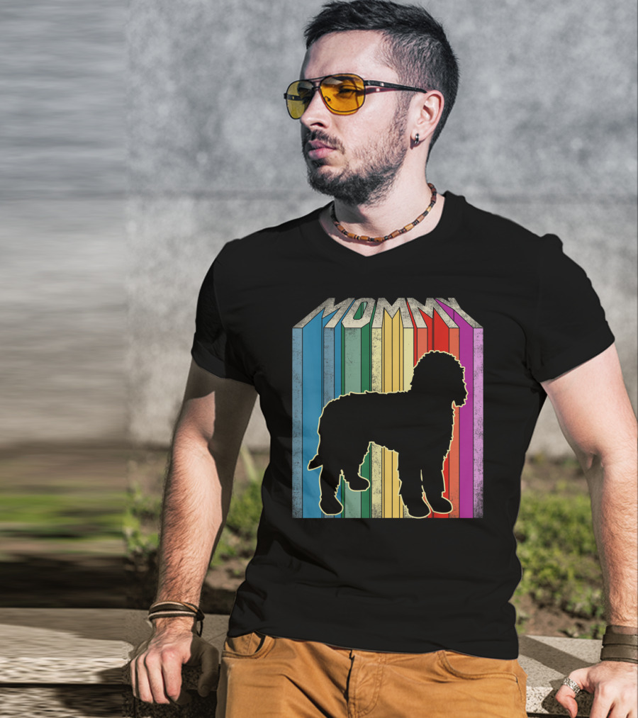 Rainbow Mommy Doodle Dog T-Shirt