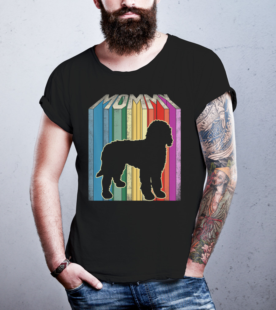 Rainbow Mommy Doodle Dog T-Shirt