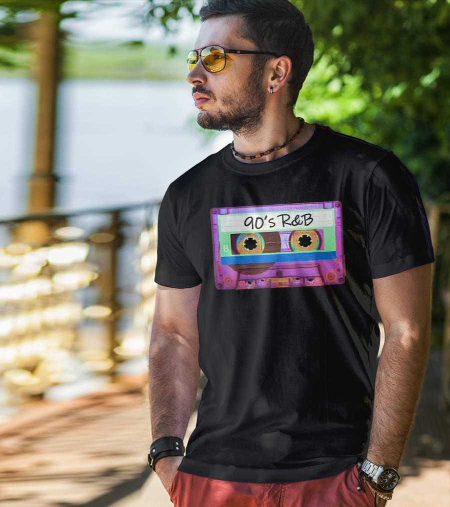 90's R&B Cassette Tape Retro Vibe T-Shirt