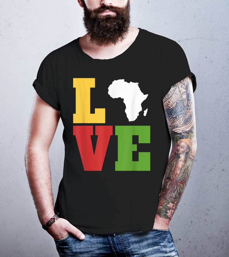 LOVE Africa Afrocentric African T-Shirt