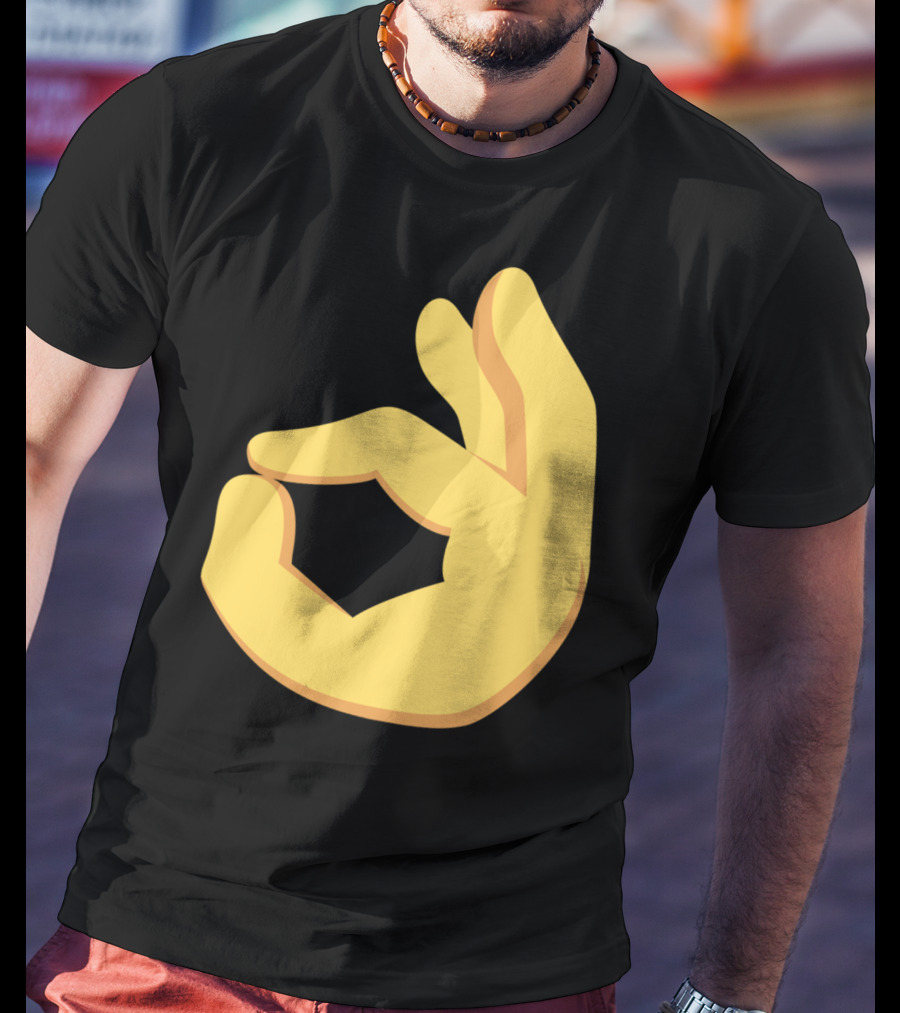Emoji Ok Hand Sign Okay Yes Dank T-Shirt