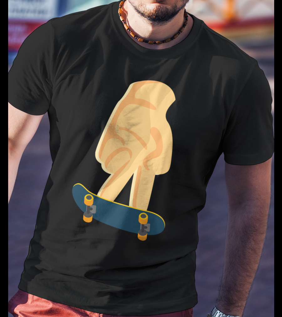 Fingerboard Skateboard Finger Skating Skateboard Board T-Shirt