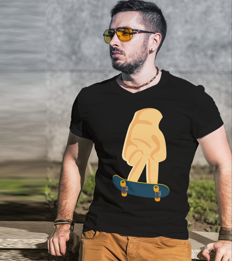 Fingerboard Skateboard Finger Skating Skateboard Board T-Shirt