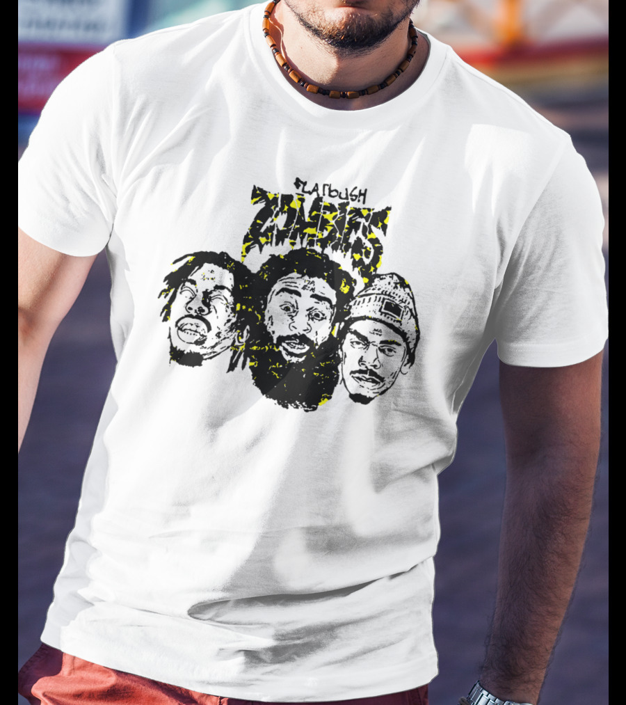 Flatbush Zombies Triangle Yellow Tie T-Shirt