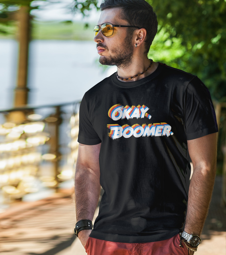 Okay Boomer Funny Nagers Girls T-Shirt