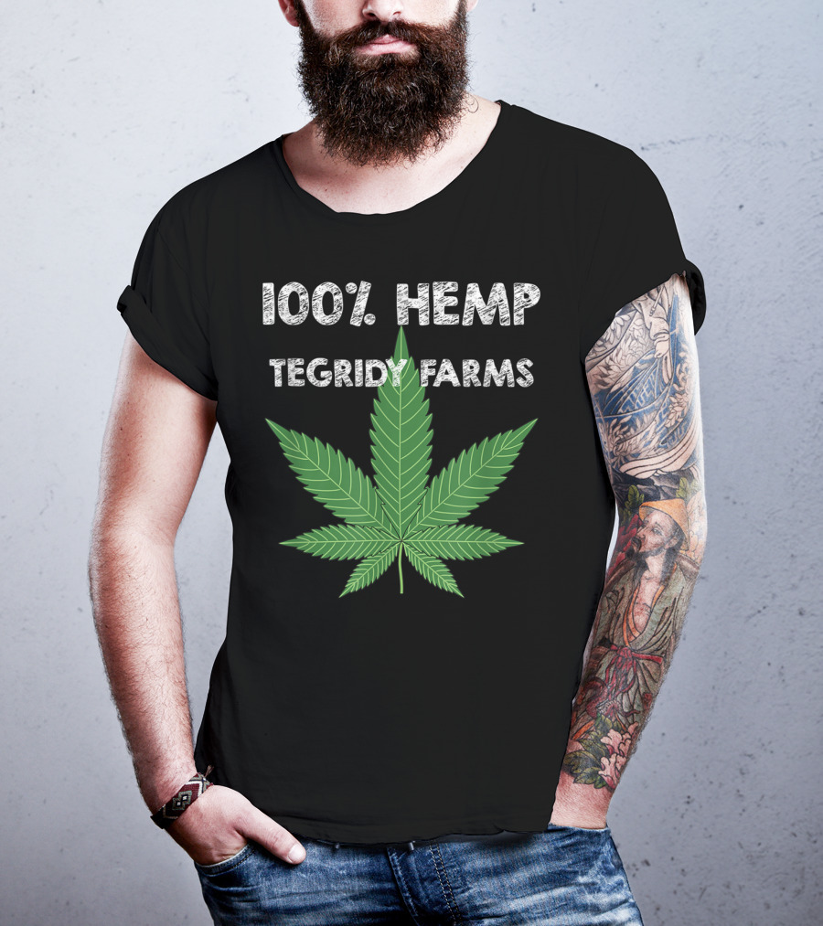 100% Hemp Tegridy Farms Leaf Comedy T-Shirt