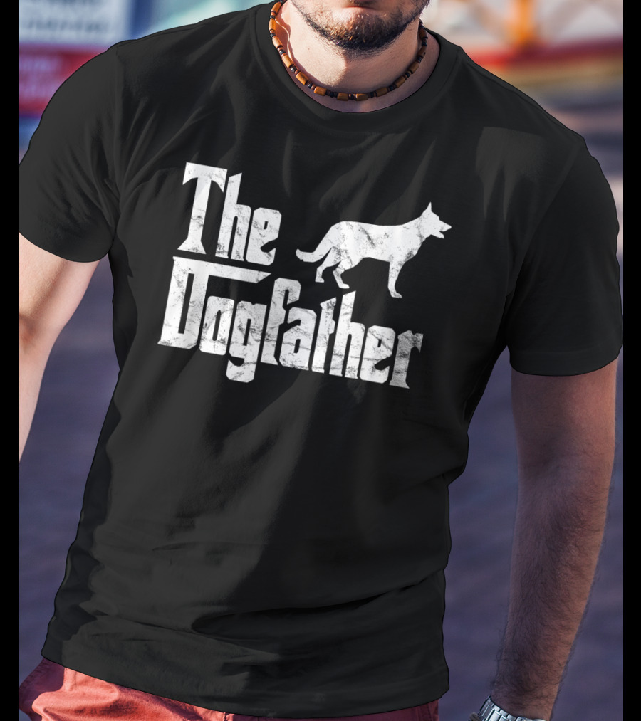 German Shepherd The Dogfather Funny Dog Owner T-Shirt