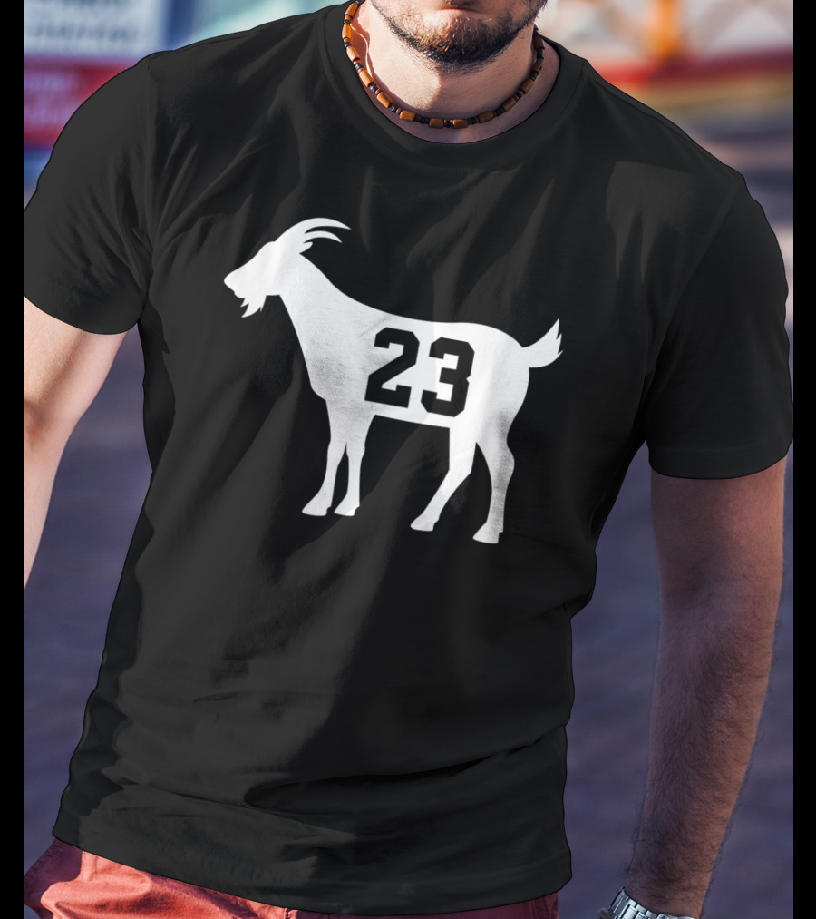 Goat 23 MJ Greatest Of All Time Basketball Legend Iconic Number T-Shirt