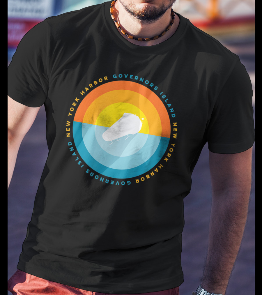 Governors Island New York Harbor Sunset T-Shirt