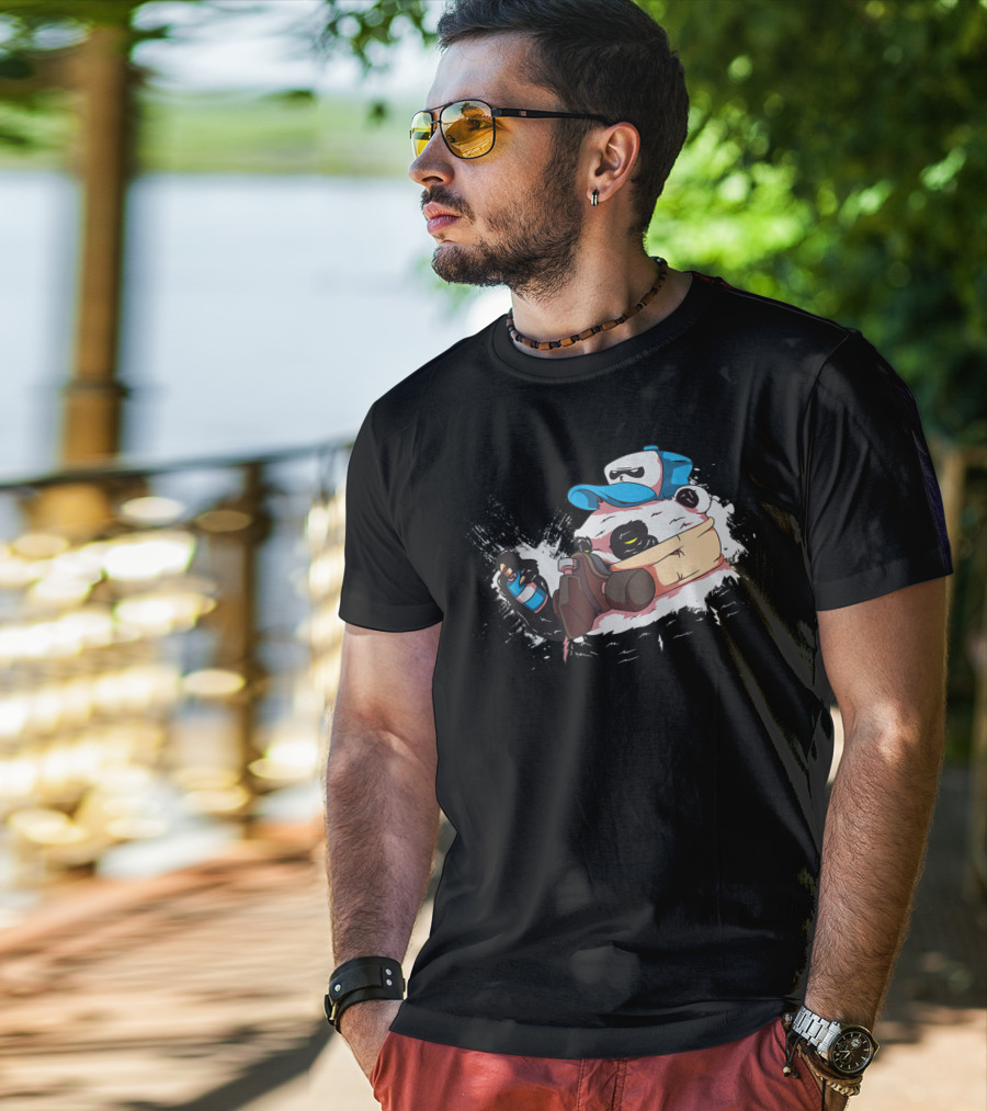Graffiti Ar Spray Paint Character Collection T-Shirt