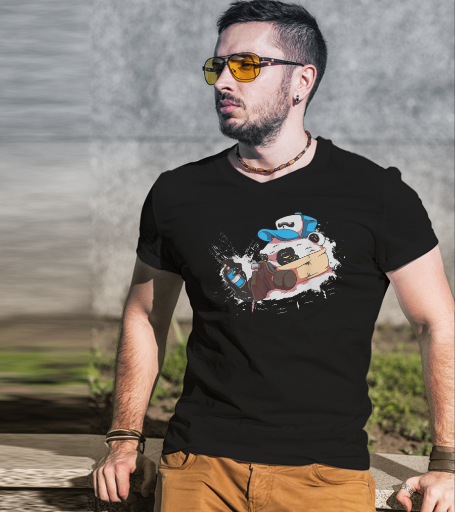 Graffiti Ar Spray Paint Character Collection T-Shirt