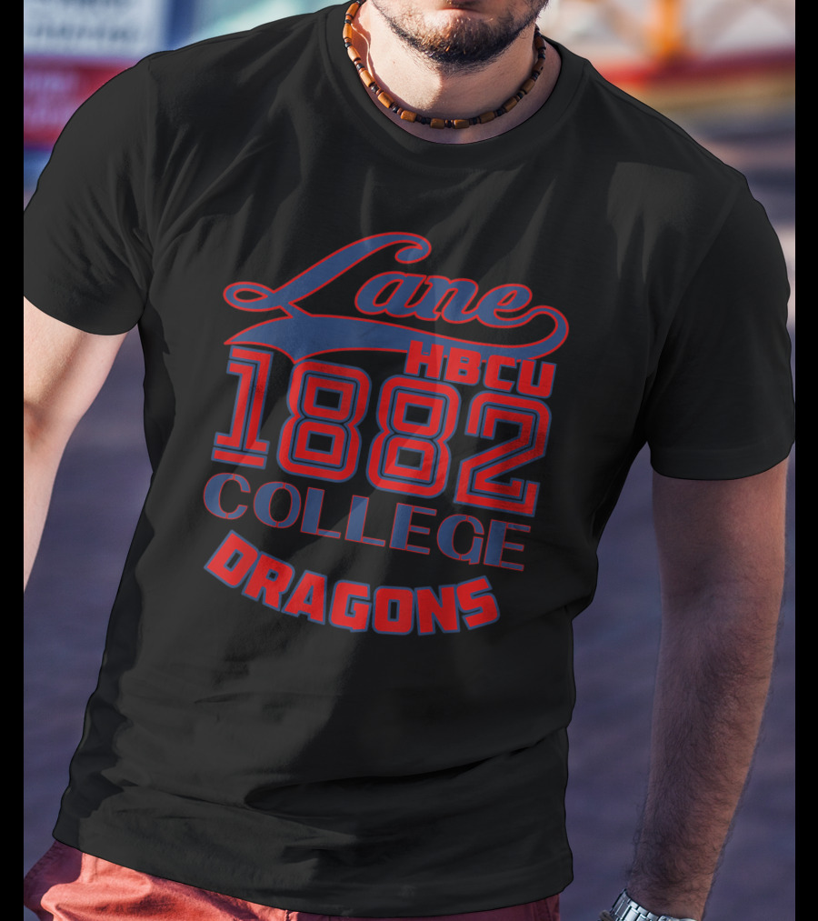 Lane HBCU 1882 College Dragons T-Shirt