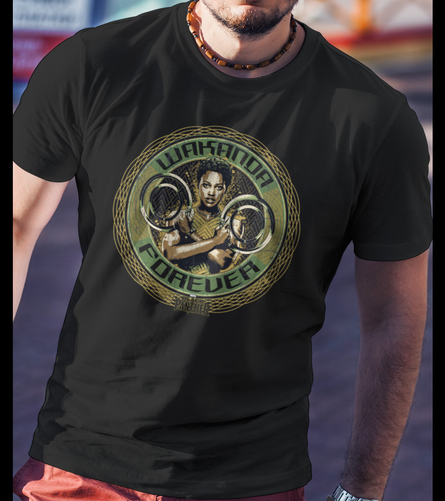 Wakanda Forever Marvel Black Panther Nakia T-Shirt