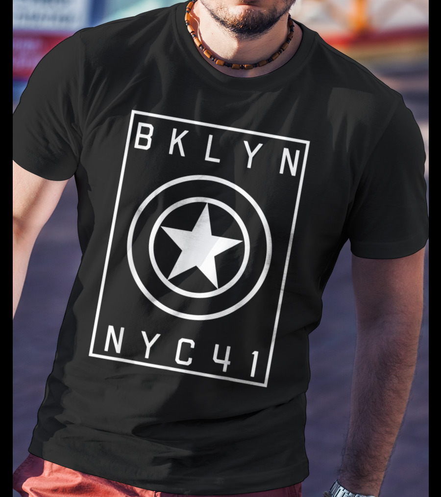 Marvel Captain America Star Emblem BKLYN NYC41 T-Shirt