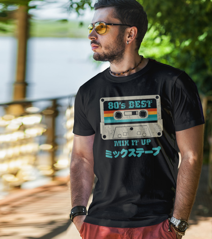 80s Best Mix It Up Cassette Japanese Otaku Aesthetic T-Shirt