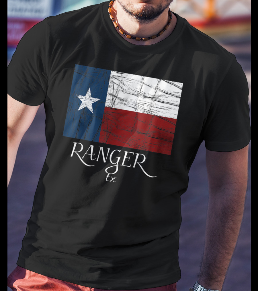 Ranger TX Texas Flag State City T-Shirt