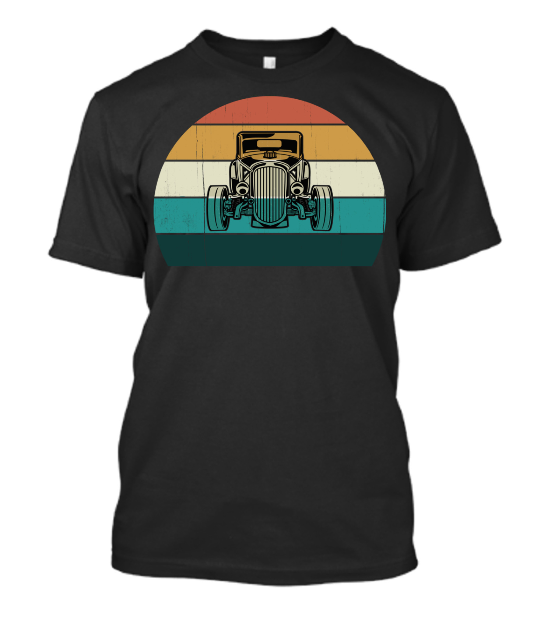 Vintage Retro Hotrod Car Classic Muscle Auto T-Shirt