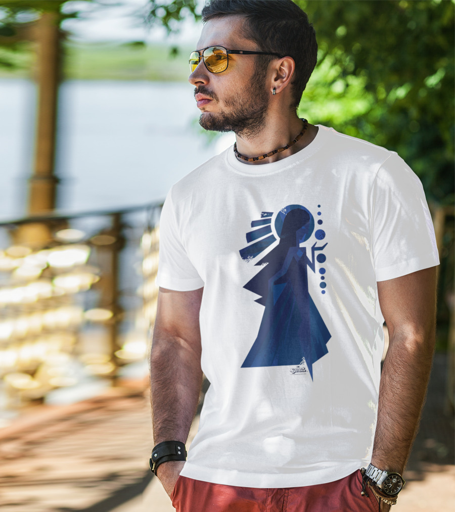 Steven Universe Blue Diamond Abstract Mural T-Shirt
