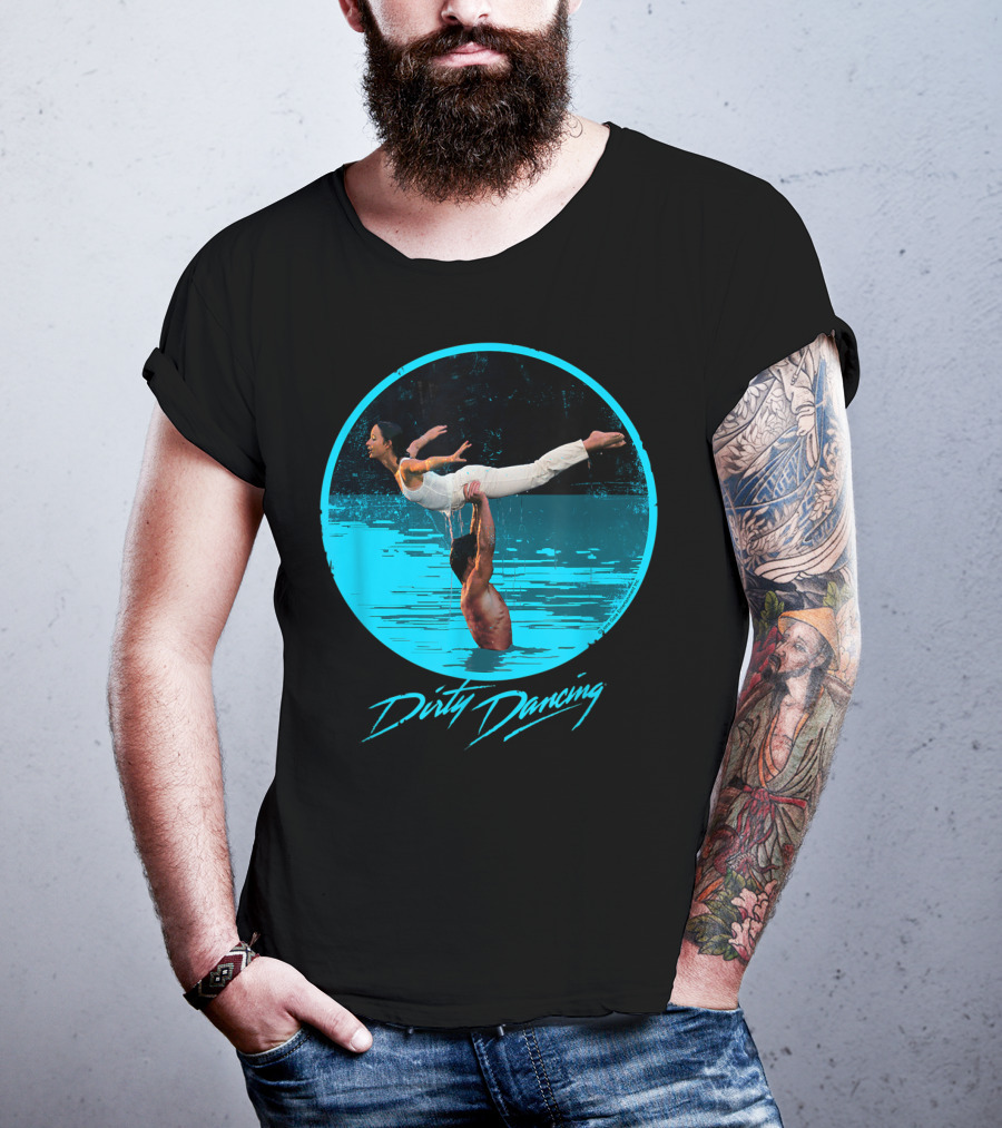 Dirty Dancing Iconic Lift Scene In Water T-Shirt